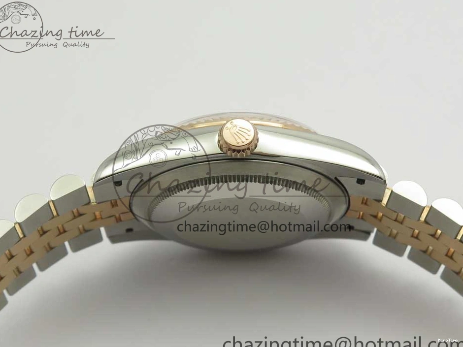 MiroTime 0309 DateJust 36mm 904 SS RG Wrapped 116231 GMF Gray Dial on SS RG Wrapped Jubilee Bracelet A Durable 3276